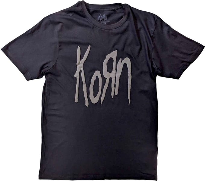 Korn - Logo Heren T-shirt - XL - Zwart