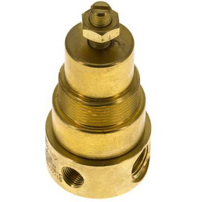 Drukregelaar G1/4'' 330l/min 0.5-8.0bar/7-116psi Messing