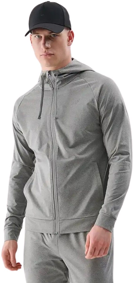 4F FNK Sporttrui Heren Grijs Mélange - Maat M