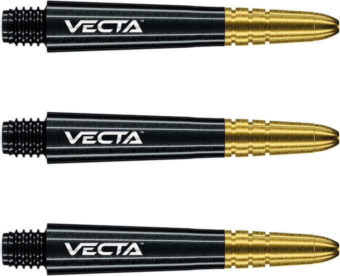 Winmau Vecta Black & Gold - Dart Shafts