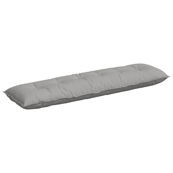 vidaXL - Rugkussen - Wolkgrijs - 180 - x - 50 - x - 19 - cm - Stof