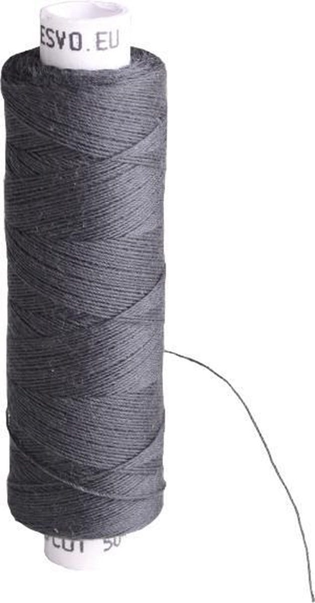 ESVO naaigaren - waterafstotend - 2 x 125 m - dikte 50 - antraciet