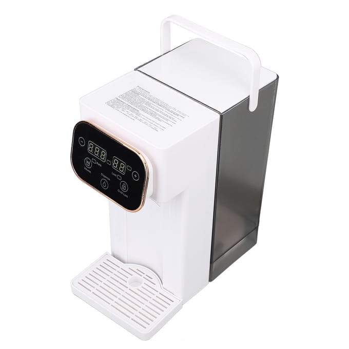 Snel Verwarmende Warmwaterdispenser Instelbare Temperatuur en Capaciteit Zelfreinigend 3L Desktop L gray