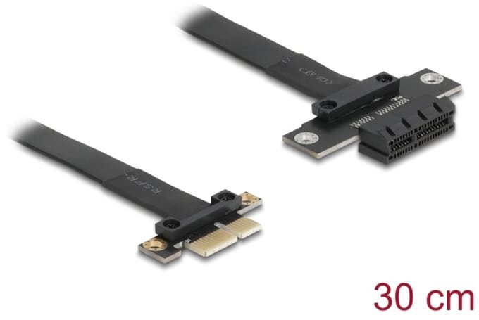 Delock PCI Express x1 Stecker zu Slot Verlängerung - Kabel - 0,3 m (81297)