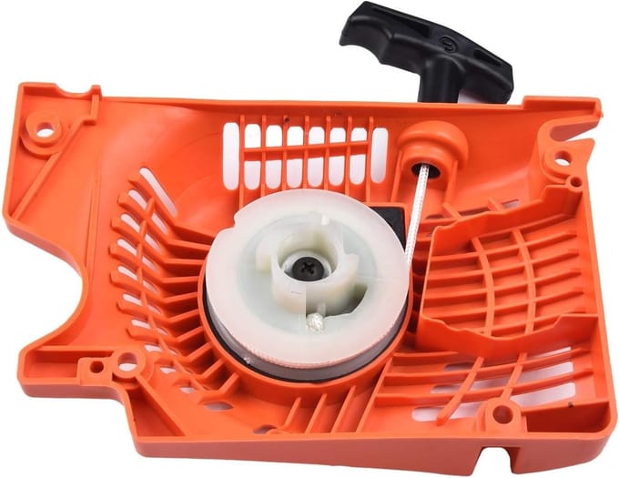 Terugslag Starter - Trekstarter Kettingzaag - Motor Starten - Brede Compatibiliteit - 45cc 52cc 58cc - Oranje