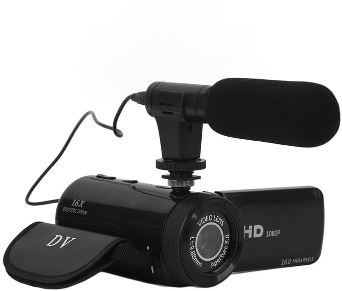 HD-digitale camera met groothoeklens
