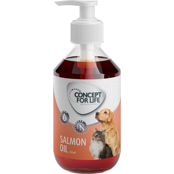 250ml Zalmolie voor Hond/Kat Concept for Life