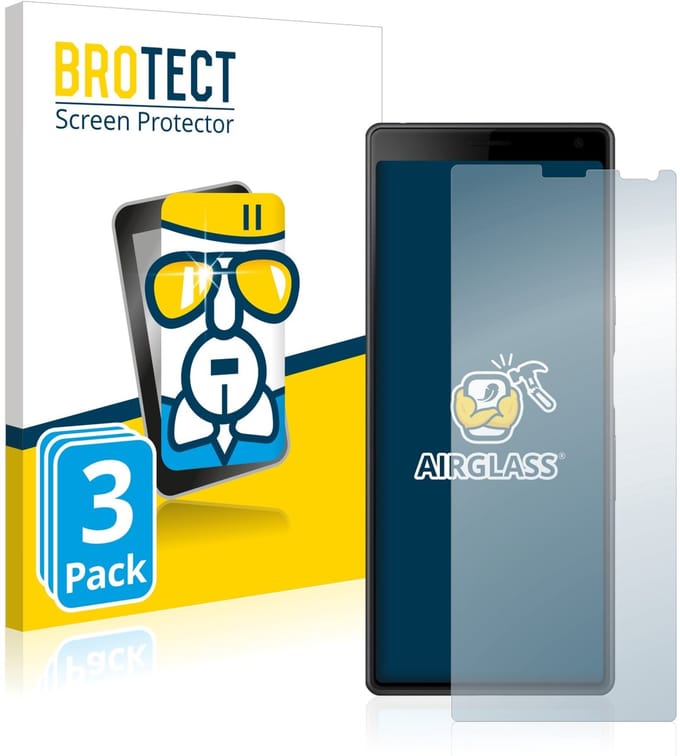 Screenprotector 3 Stuks voor Sony Xperia 10 Beschermglas transparant