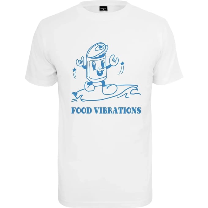 Mister Tee - Food Vibrations Heren Tshirt - S - Wit