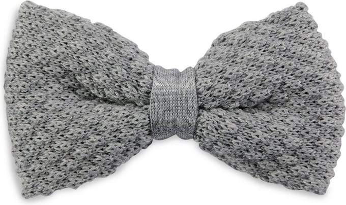 We Love Ties - Strikken - Strik gebreid wol grijs - grijs