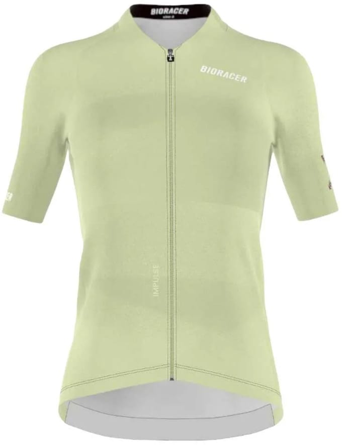 Bioracer Icon Impulse Korte Mouw Wielertrui Groen M Vrouw