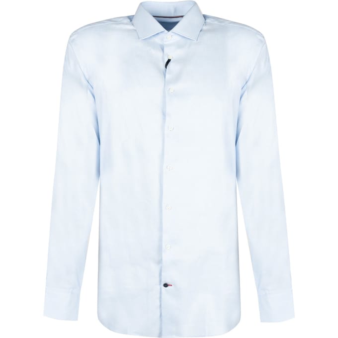 Tommy Jeans overhemd Slim Fit Mannen Wit