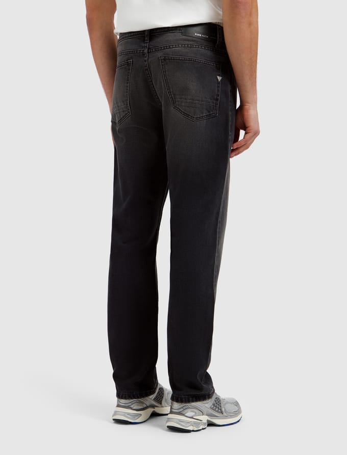 Pure Path Jeans The Eric Regular Fit Denim Washed Black  33