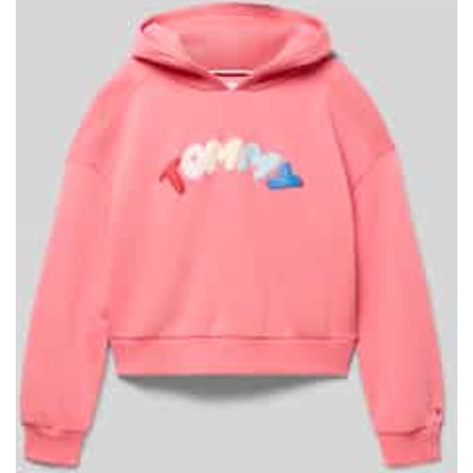 regular fit hoodie van katoenmix