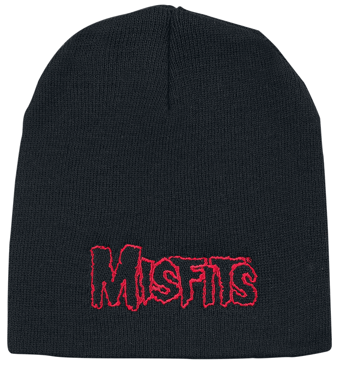 Misfits Red Horror Logo Unisex Beanie - zwart - Standard