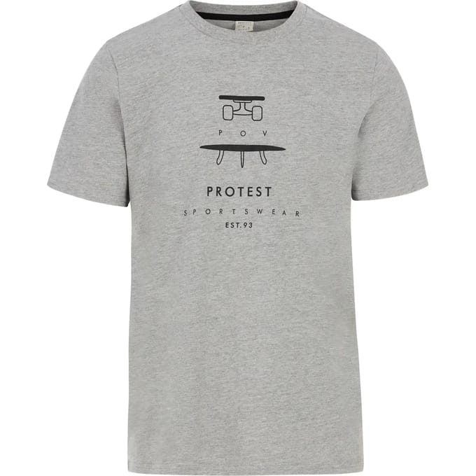 Protest Prtandros – T shirt Heren – Korte mouwen – Ronde hals