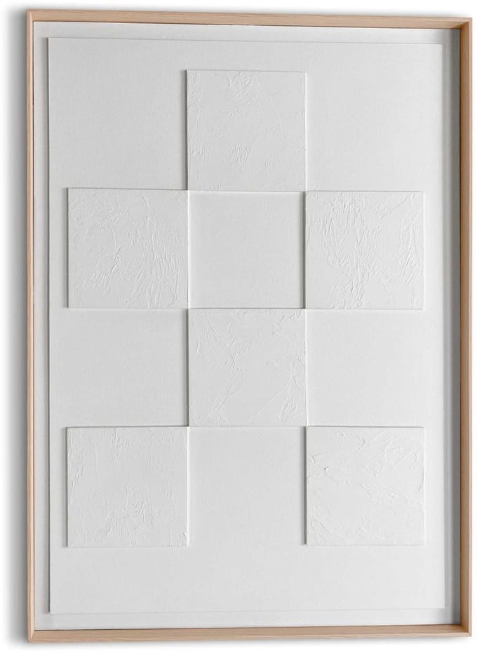 Schilderij 3D Art Square - 70 x 50 - Hout - REINDERS