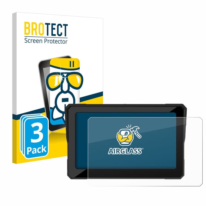 Screenprotector 3 Stuks voor Carpuride W702 / W702B / W702H / W712D / W702BS 7" Beschermglas transparant