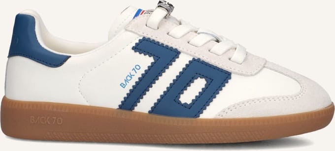 BACK70 Cloud K Sneakers Kids - Leren Sneaker - Wit - Maat 29