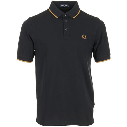 Polo Shirt Korte Mouw Fred Perry Collar Stand Polo Shirt