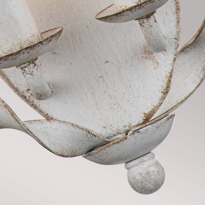 Quoizel LED Wandlamp Bradbury | 2X E14 Max 40W | Antique White