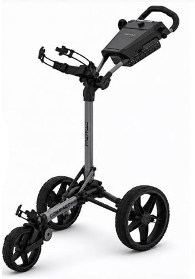 Fastfold Trolley Compact+ Mat Grijs Zwart 3-Wiel