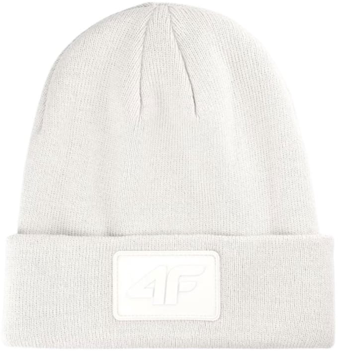 Uniseks Winter Beanie 4F U433 Gebroken Wit - Universele Maat