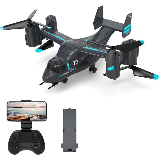 RC Drone met camera 720P Landmodus Auto Hover Headless-modus Eén knop Opstijgen Landing 3D Flip 2 720P camera-1 battery