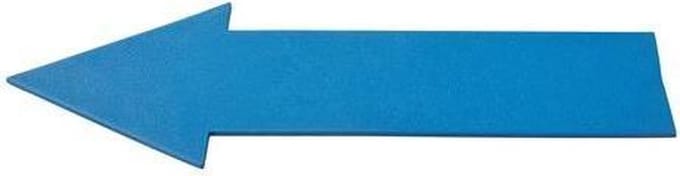 Sportec Bodemmarkering Pijl 36,5 Cm 5 Stuks Blauw