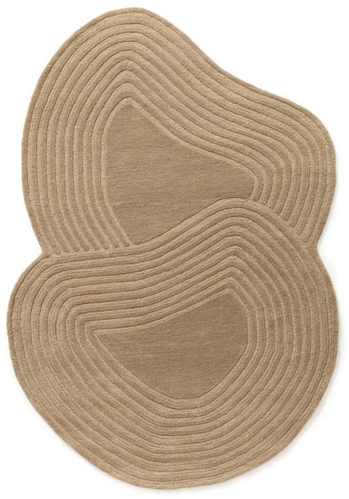 Organisch design vloerkleed - Balans Flow beige 200x290