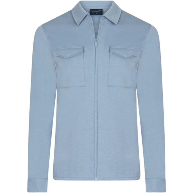 Cavallaro Zaverio Overshirt Overshirts Lichtblauw 123261014