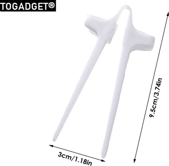 Vinger Eetstokjes - Finger Chopsticks - chips sticks - joystick controller accessoire - wit