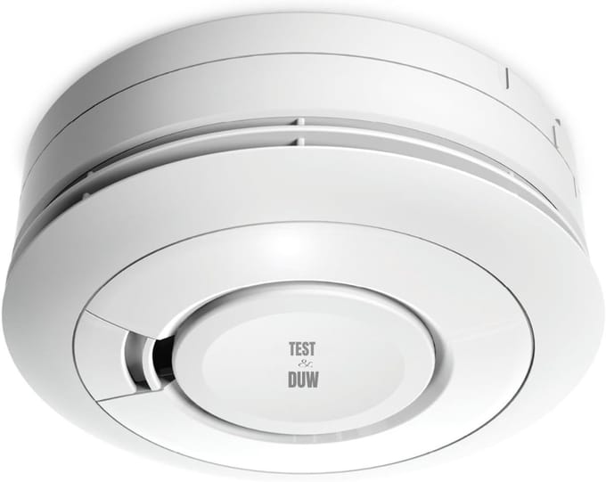 Aura® Rookmelder en koolmonoxidemelder - Rookmelder - Koolmonoxidemelder - Wit - 5cm x 12cm x 12cm
