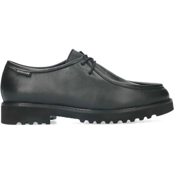 Mephisto Sonie - dames veterschoen - Zwart - maat 42 (EU) 8 (UK)