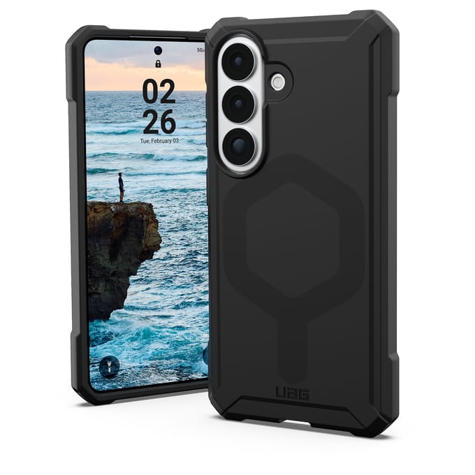 Urban Armor Gear Essential Case Samsung Galaxy S26+ Zwart MagSafe compatible, Met magneetmodule