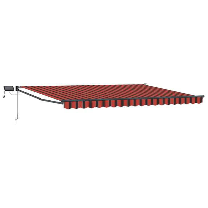vidaXL - Handbediende - luifel - met - LED's - 4,5 - × - 3 - m