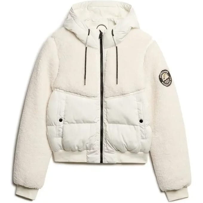 Superdry Everest Hybrid Bomber Winterjas Dames - Maat 14