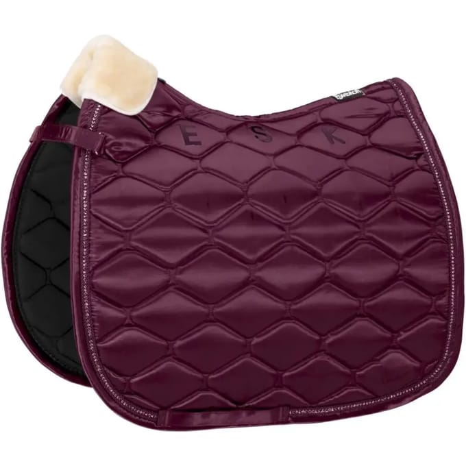 Eskadron Zadeldek Eskadron Satin Crystal Donkerrood