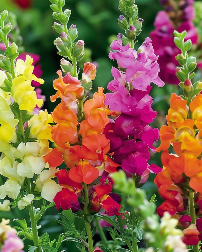 Leeuwenbekje Zaden Antirrhinum Majus Halfhoog Gemengd Eenjarig