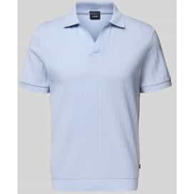 regular fit poloshirt met V-hals model 'Baronito'
