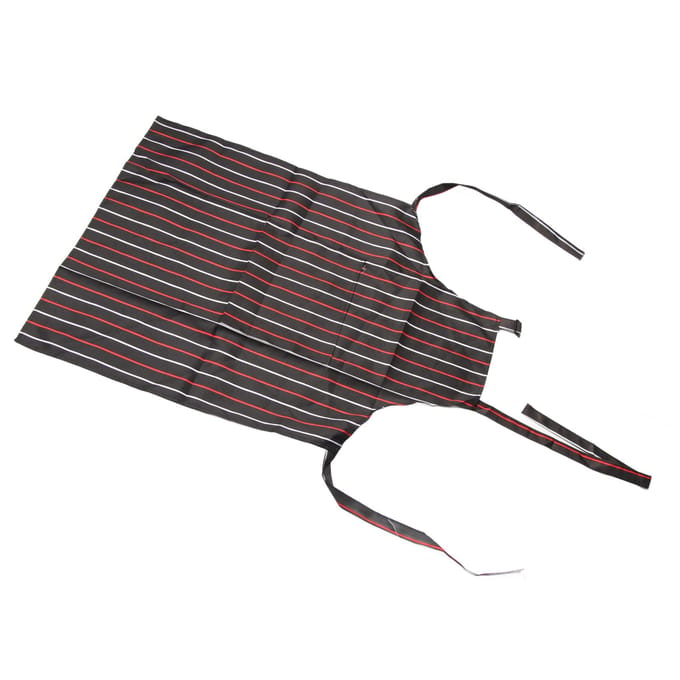 Tablier à bavette Imperméable Réglable Tabliers de Cuisine pour Cuisines Restaurants avec Poches Doubles blanc/noir