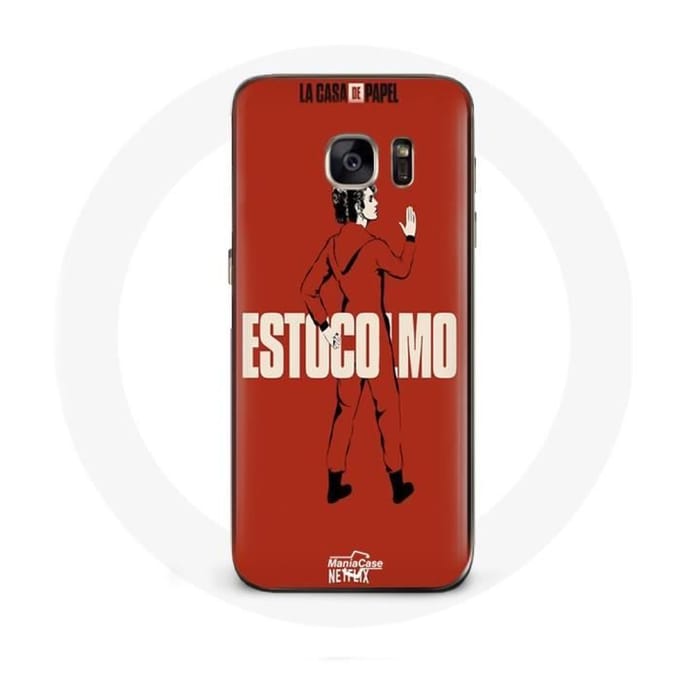 Samsung Galaxy S7 hoesje La Casa De Papel Estocolmo tekening