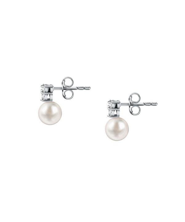 Boucles d'oreilles argentées Morellato Perla SAER52 pour femme white