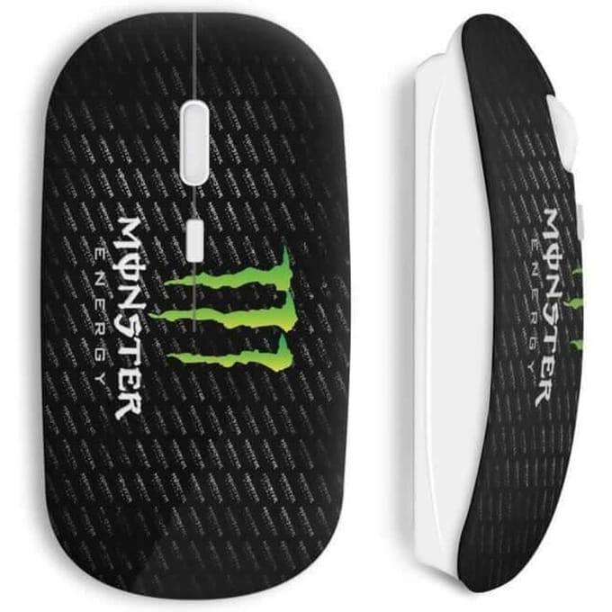 Draadloze muis Monster Energy-logo