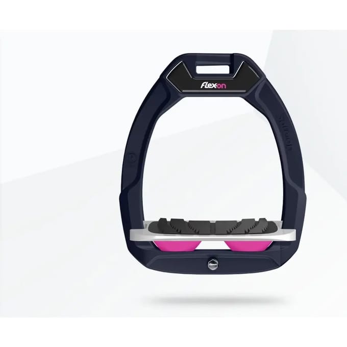 Veiligheidsspanners Paardrijden Incliné Grip Blauw/Grijs/Roze Flex-On Safe-On