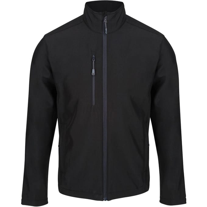 Regatta Heren Eerlijkheid gemaakt van gerecycled Softshell-jasje (Zwart)