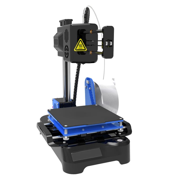 FDM Mini 3D Printer Stil Hoge Nauwkeurigheid Verbeterde Extruder Technologie 4x4x4in Printvolume Klein US Plug black