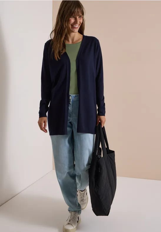 Lang openvallend vest