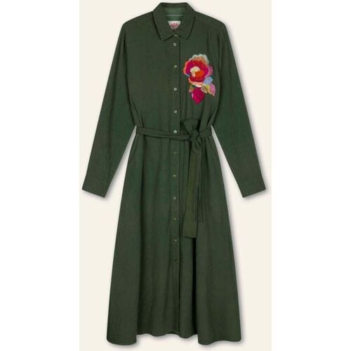 Oilily Dimphna Jurk- maat36 Rifle Groen