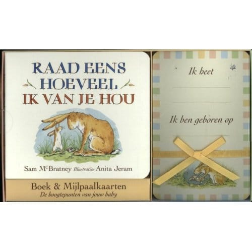 Raad Eens Hoeveel Ik Van Je Hou Boek & Mijlpaalkaarten - Sam McBratney